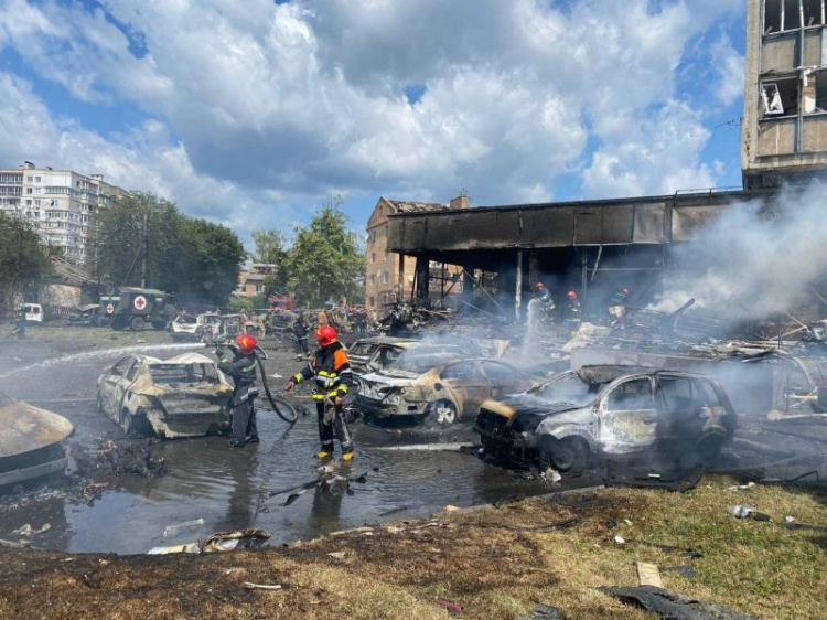 Ворог завдав ударів по центру Вінниці