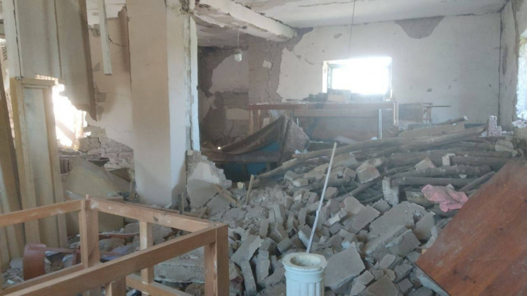 Росіяни зруйнували храм в селі Шахове на Донеччині
