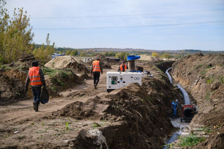 Павло Кириленко відвідав об’єкти «Води Донбасу», на яких проводяться ремонтні роботи
