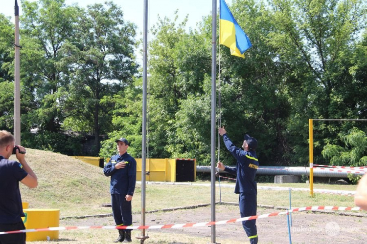 В Мирнограде соревновались спасатели со всей Донецкой области