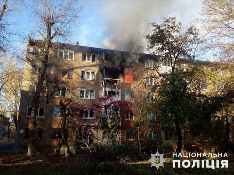 Поліція зафіксувала наслідки 29 ударів по 15 населених пунктах Донеччини
