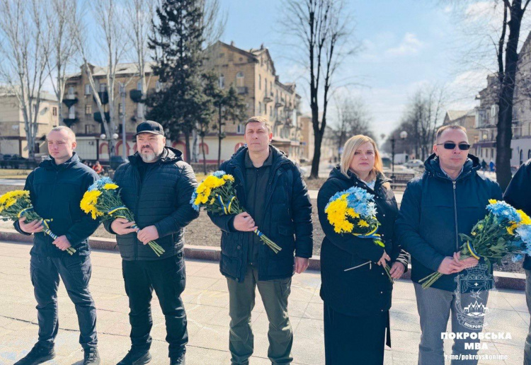 У Покровську відзначили 210 річницю з дня народження Тараса Шевченка