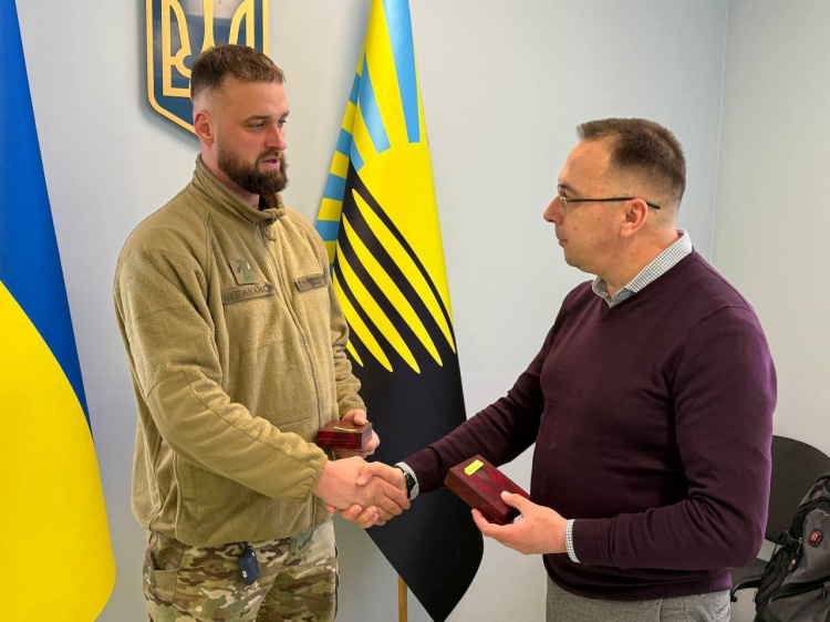 Сергій Добряк відзначив військових, які боронять Покровський напрямок