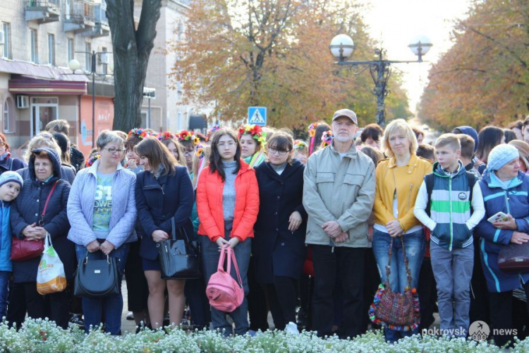 День защитника Украины в Покровске: открытие памятника Шевченко