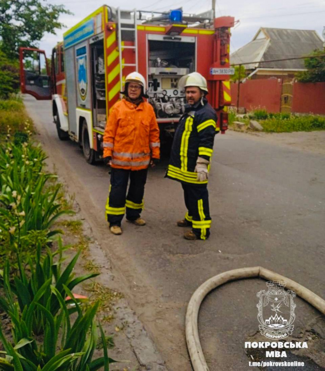 У Покровську добровільна пожежна команда врятувала життя людини з інвалідністю