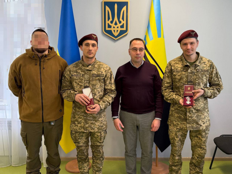 Сергій Добряк відзначив військових, які боронять Покровський напрямок