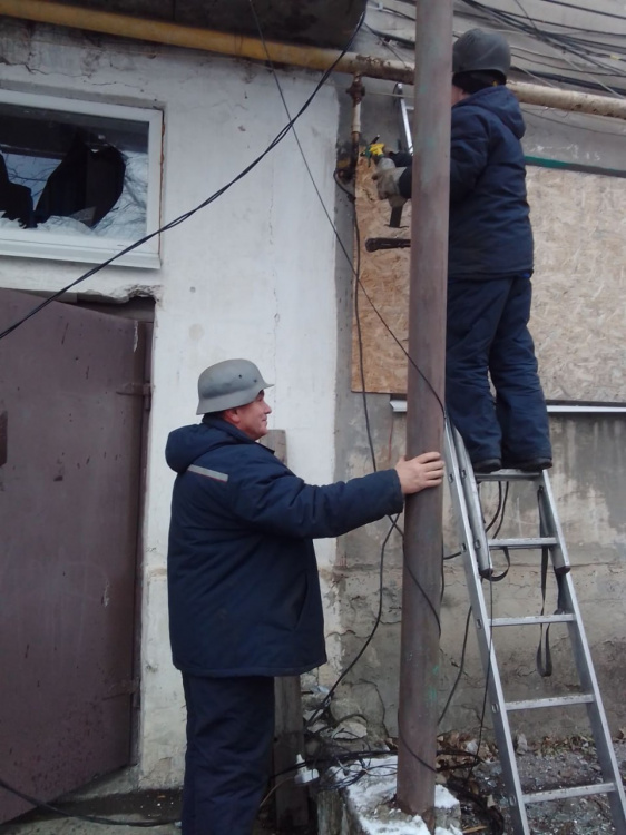 У Родинському відновлено газові мережі, пошкоджені внаслідок обстрілу