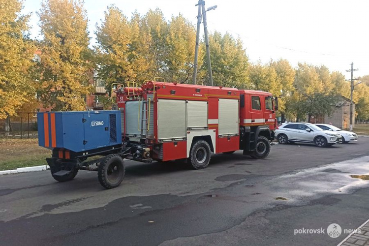Загорання в ковідному відділенні Покровської КЛІЛ: подробиці від рятувальників