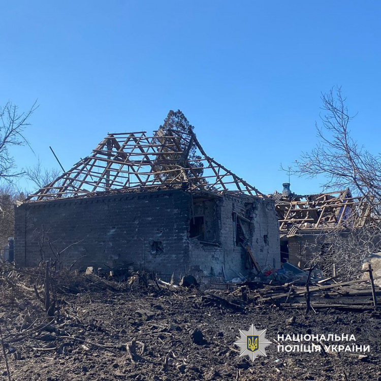 Про наслідки російських обстрілів Донеччини 8 березня інформує поліція