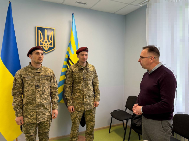 Сергій Добряк відзначив військових, які боронять Покровський напрямок