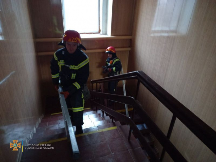 У суді Новогродівки сталася пожежа